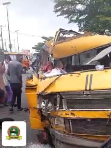 silent hero news One Dead, Six Injured as Bus Rams into Stationary Tipper in Ikorodu