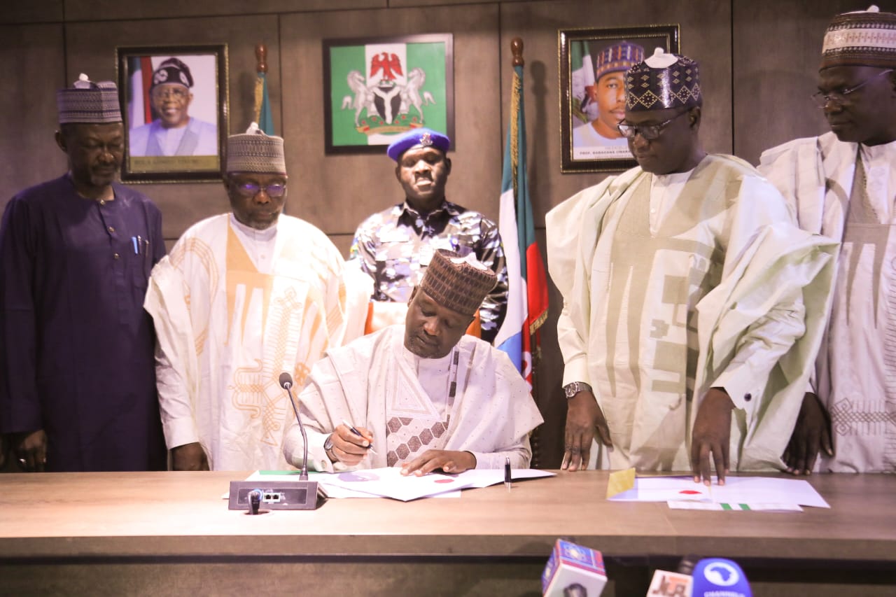 Borno Acting Gov. Assents to 2026 Budget of N892.4 Billion, Local Government Amendment Law.