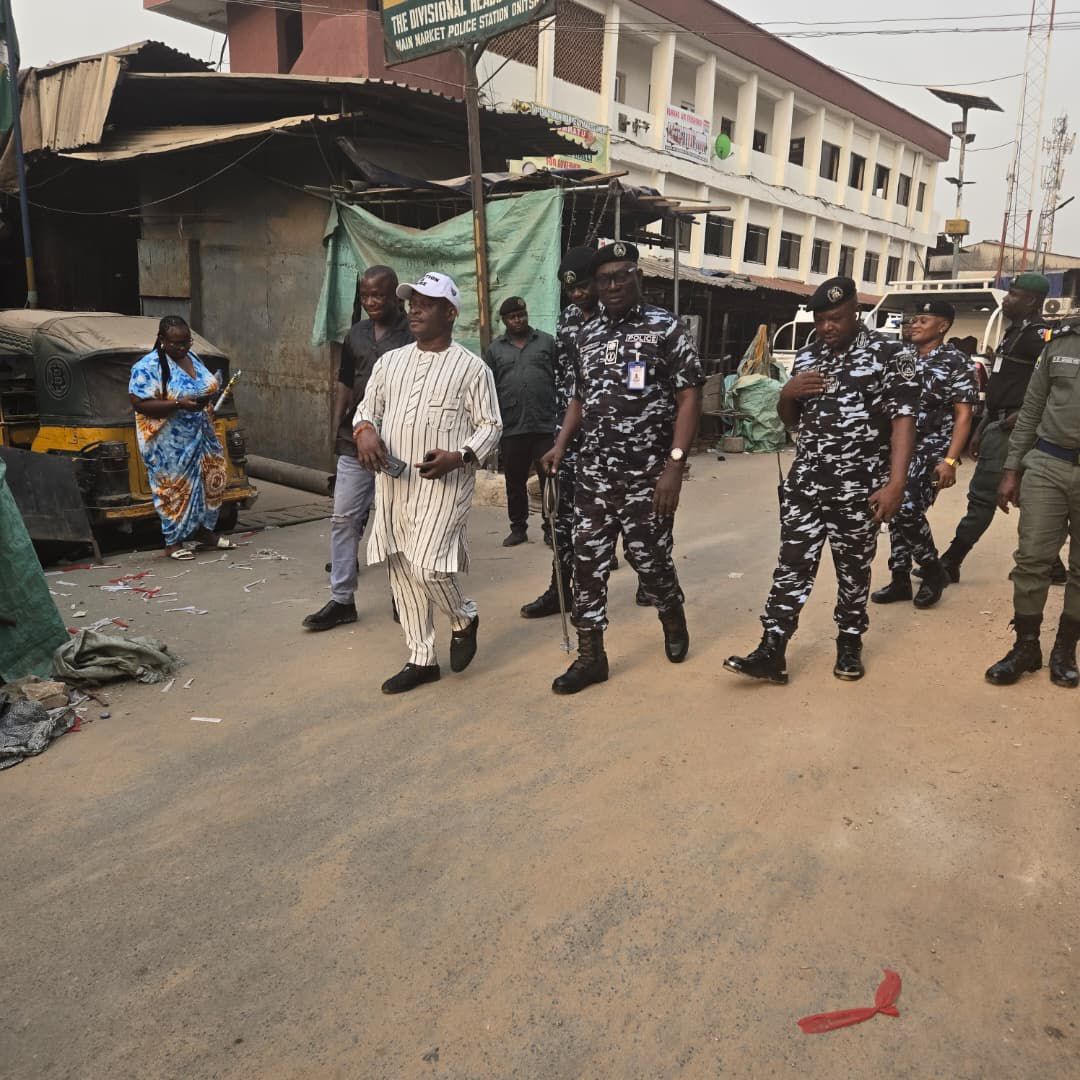 Police, Security Agencies Secure Onitsha After Market Closure Order