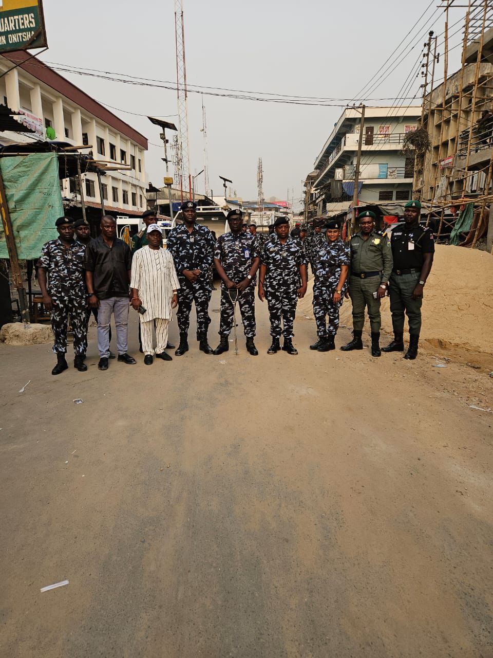 Police, Security Agencies Secure Onitsha After Market Closure Order
