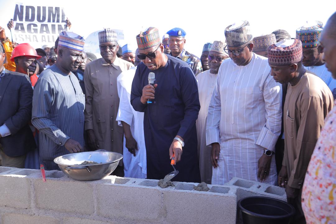 Governor Zulum Launches Construction of Two Mega Schools in Hawul LGA
