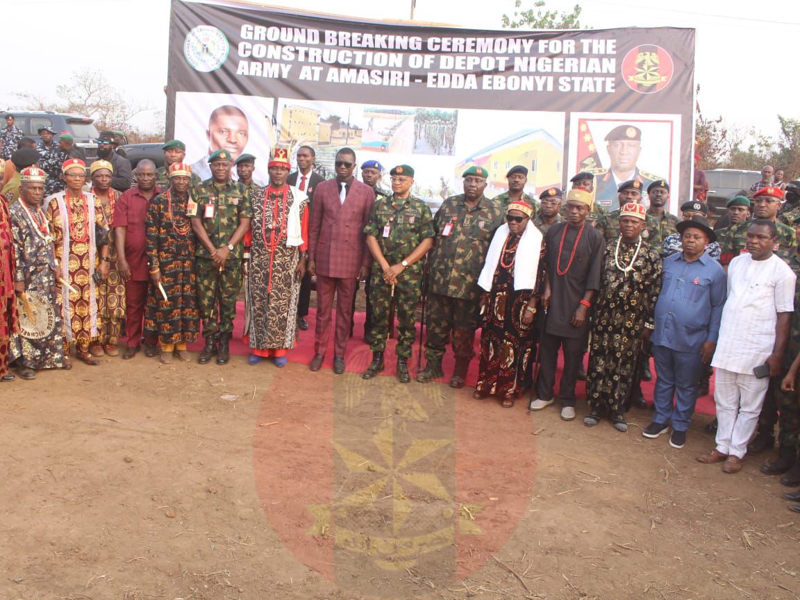 Nigerian Army Breaks Ground for New Training Depot in Ebonyi
