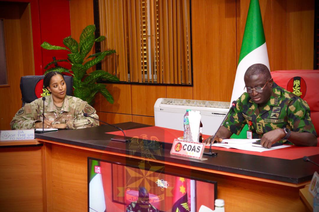 Nigeria–US Military Alliance: COAS Seeks Deeper Strategic Engagement to Tackle Security Threats
