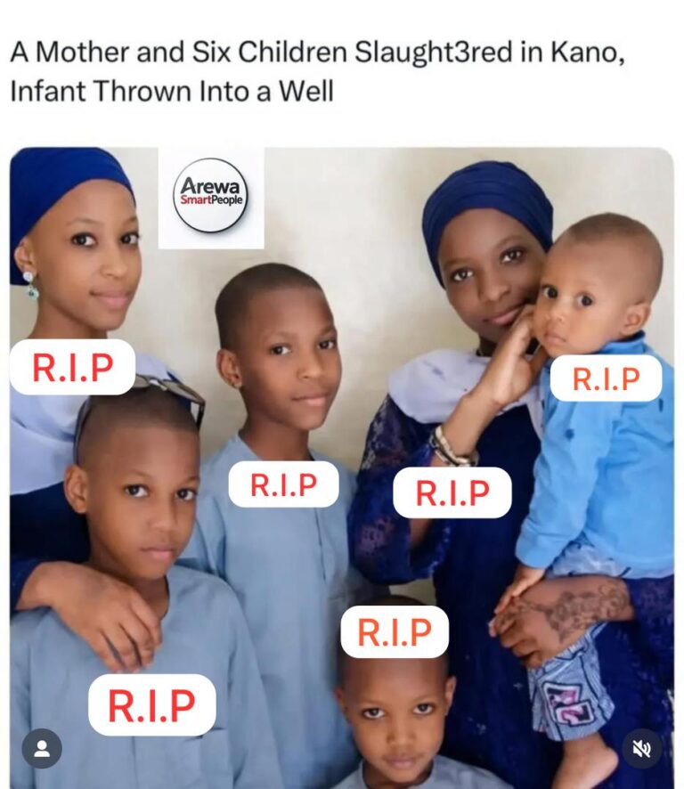 ‎Relief After Horror: Police Arrest Kin, Two Others Over Kano Housewife, Six Children’s Killing