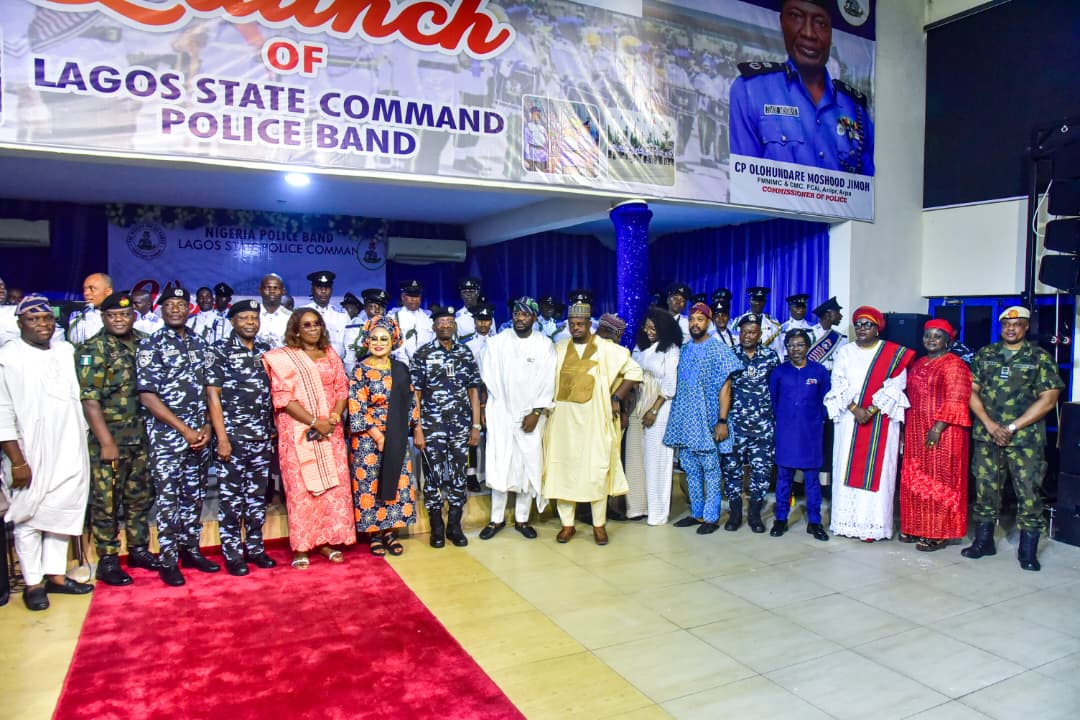 Lagos Police Command Makes History With Launch Of Its Own Police Band