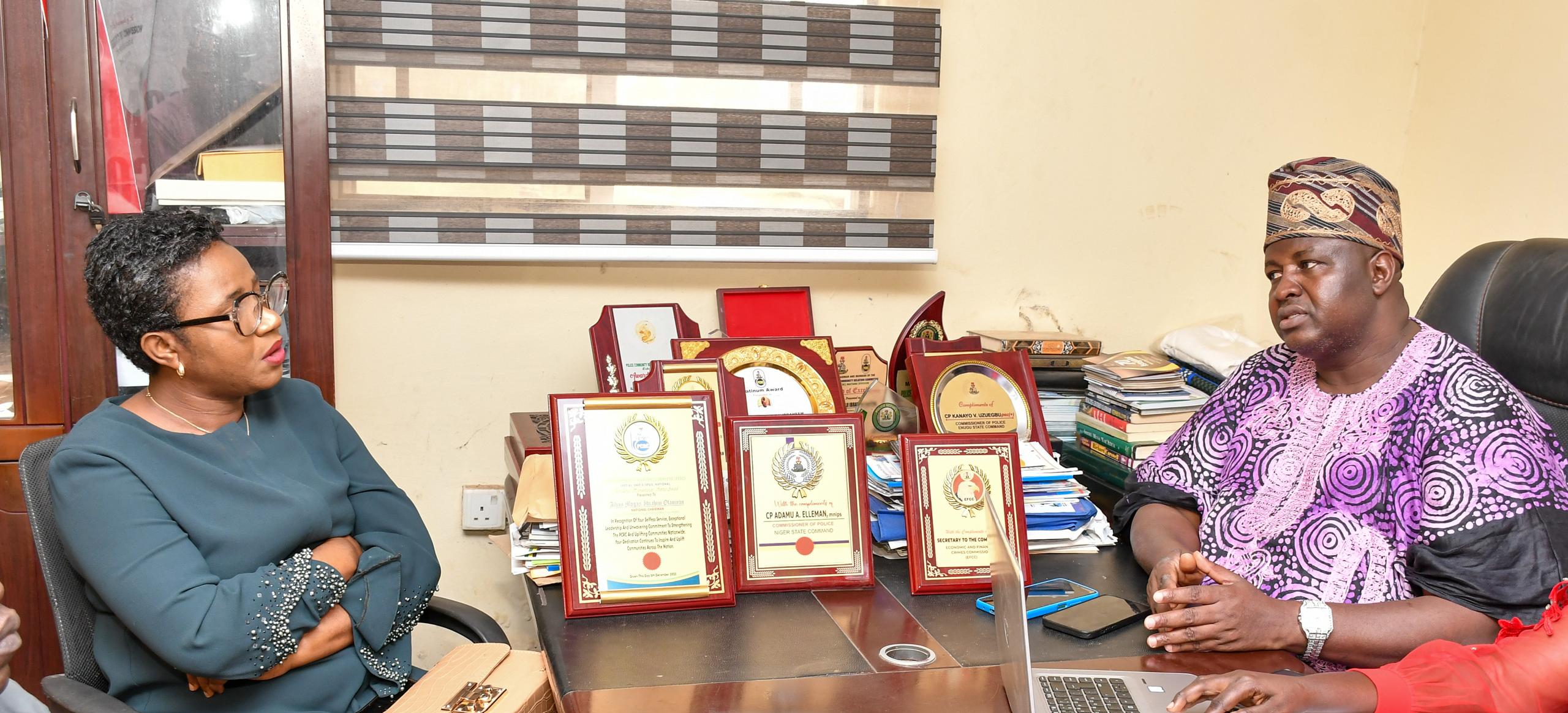 PCRC Reaffirms Strong Media Partnership with NUJ-FCT Council, Raises Concern Over Neglect of Retired Female Police Officers