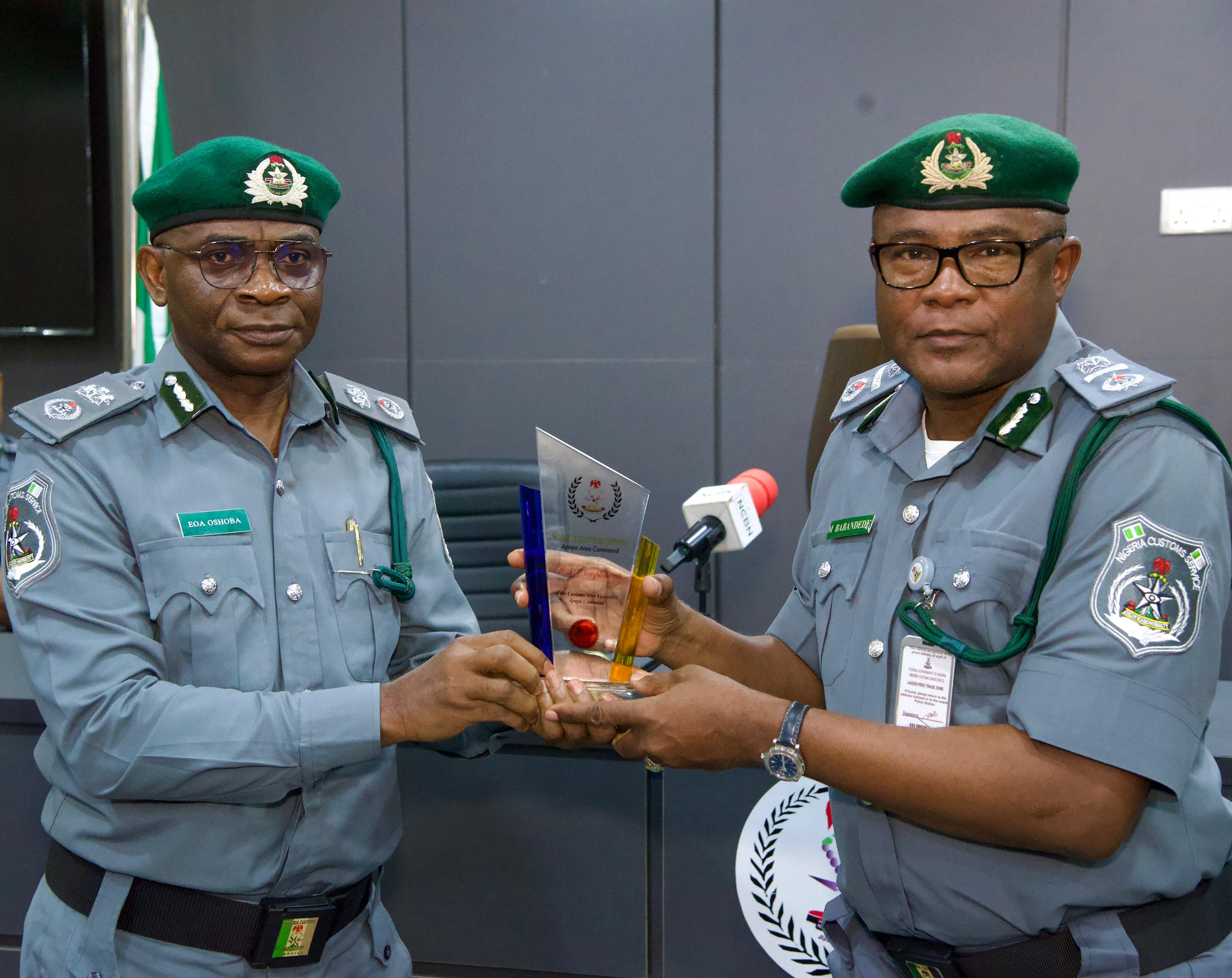 Zonal Coordinator Lauds Apapa Customs Command’s Revenue Drive, Seizures, Tasks Officers On Integrity