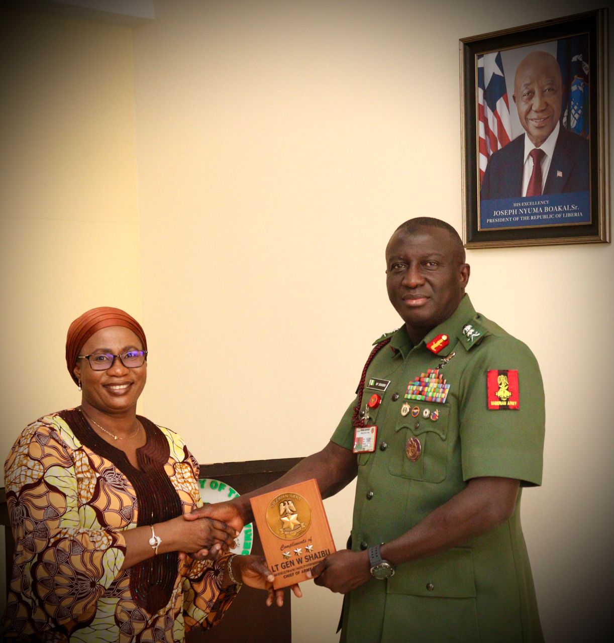 COAS Visits Liberia for 69th Armed Forces Day, Boosts Military Ties

‎