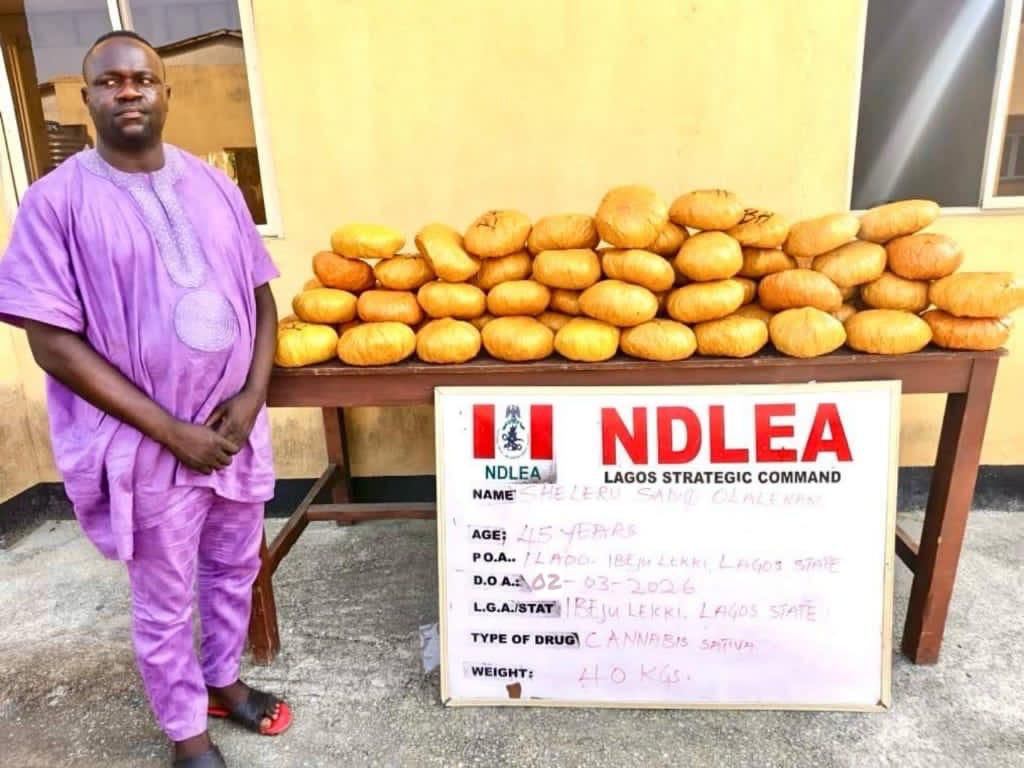 NDLEA arrests ex-Lagos councillor with drugs, intercepts narcotics in baby diapers

‎