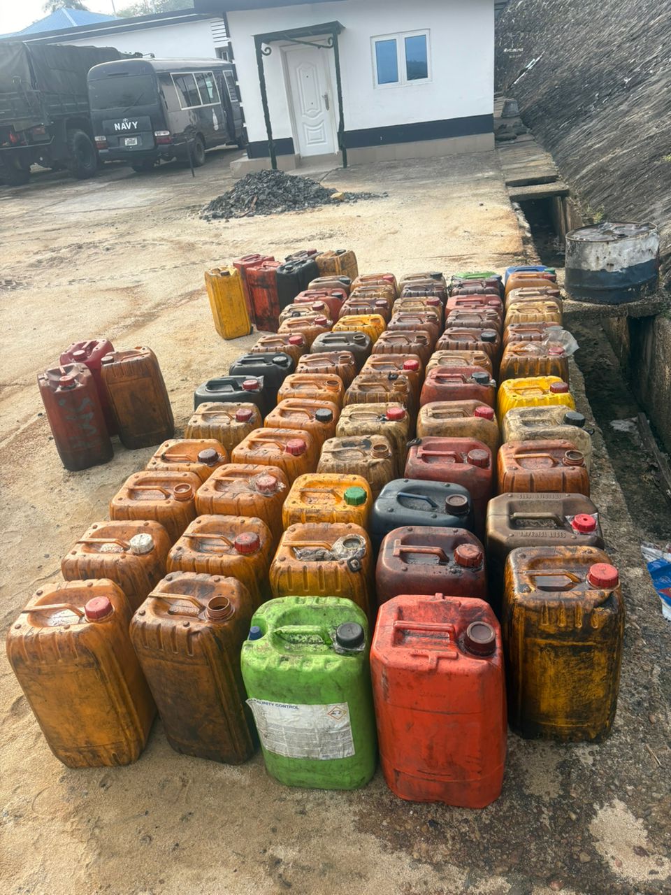Operation Delta Sentinel: Navy intercepts stolen petroleum products in Calabar