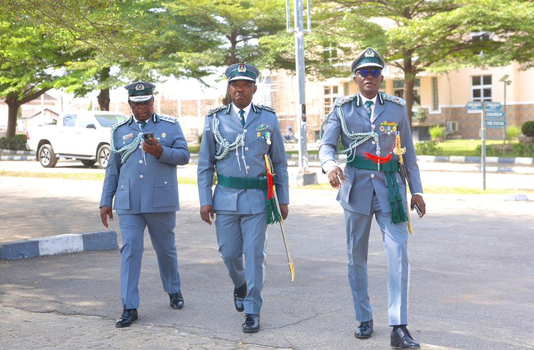 Customs Honours DCG Nnadi, ACG Egwu at Ceremonial Pulling-Out Parade