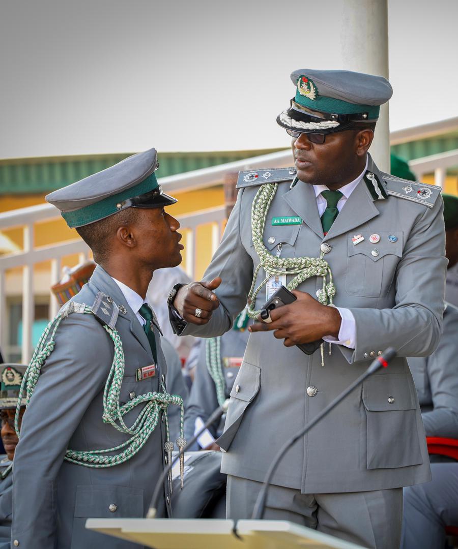 Customs Honours DCG Nnadi, ACG Egwu at Ceremonial Pulling-Out Parade