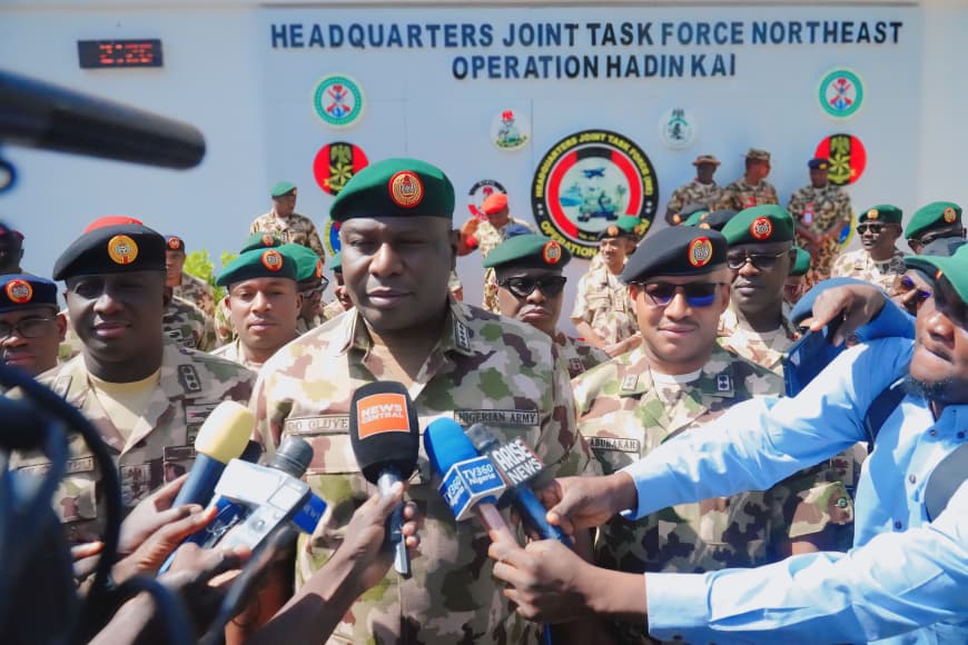 CDS, COAS Storm Maiduguri, Order Renewed Offensive After Bomb Blasts