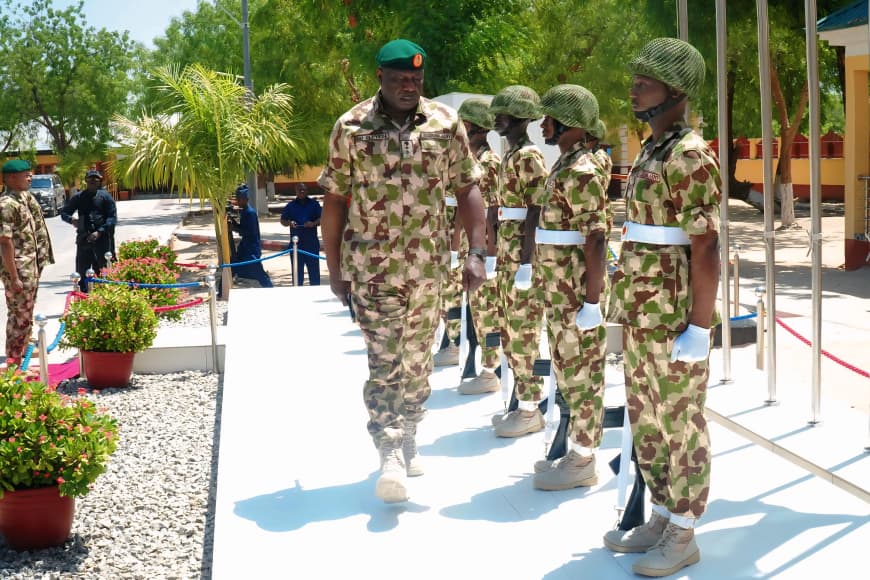 CDS, COAS Storm Maiduguri, Order Renewed Offensive After Bomb Blasts