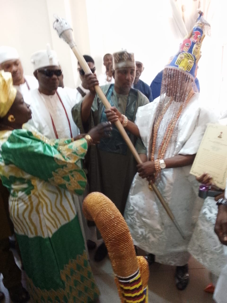 Aiyekooto Reporters Congratulates   Oba Rilwan Olawale Aremu Yekini (Cooler) As The Olora Of Ora, Kwara State