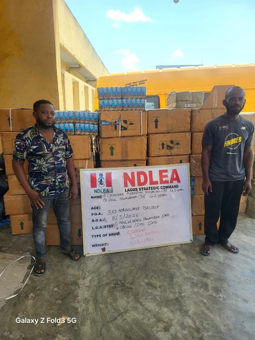NDLEA Foils Drug Smuggling Attempts at Lagos Airport, Seizes Massive Consignments Nationwide