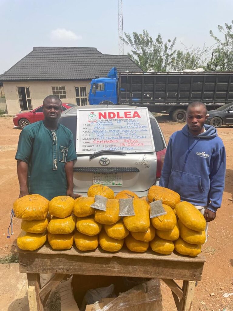 NDLEA Nabs Drug Kingpin After 13 Years, Seizes 18.4kg Meth
