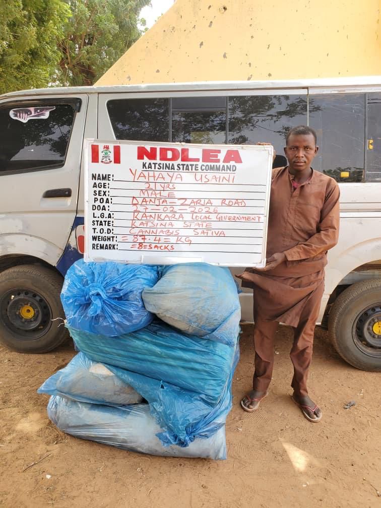 NDLEA Nabs Drug Kingpin After 13 Years, Seizes 18.4kg Meth
