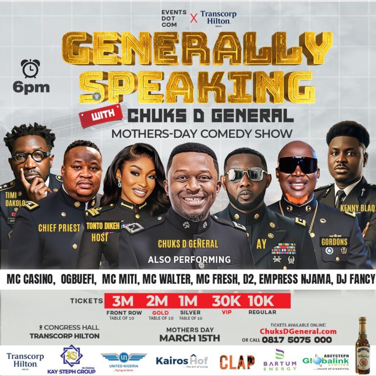A Night Of Laughter For The Queens Of Our Hearts As Chuks D General Hosts Mothers’ Day Comedy Show In Abuja