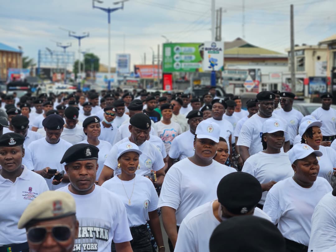 Police Week: Delta CP Leads Walkathon to Strengthen Community Policing

‎