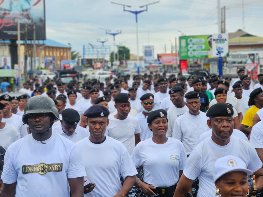 Police Week: Delta CP Leads Walkathon to Strengthen Community Policing

‎