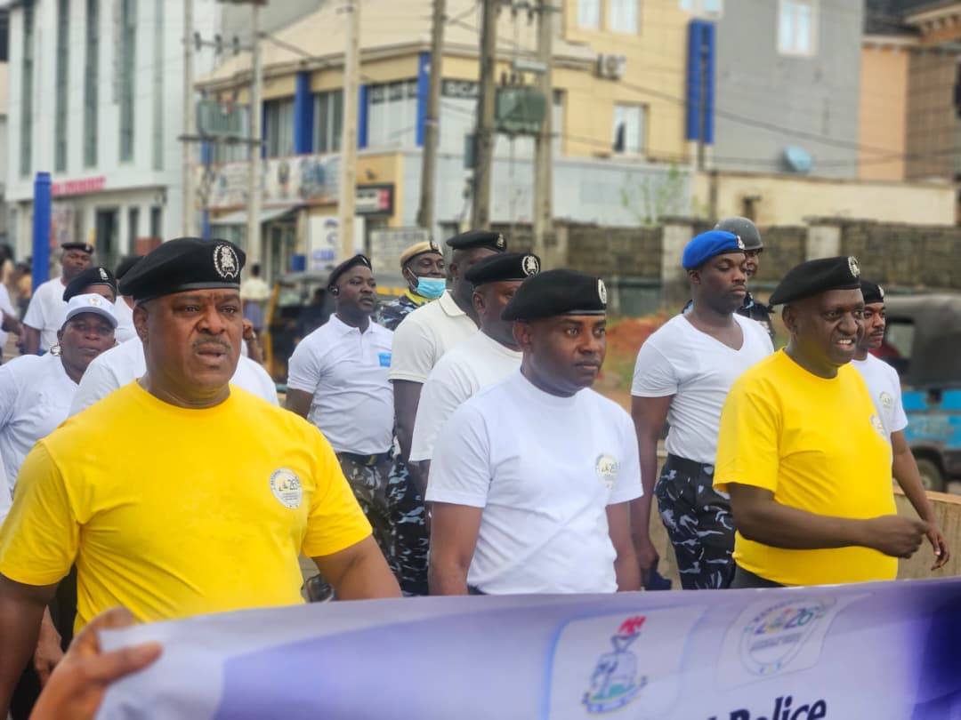 Police Week: Delta CP Leads Walkathon to Strengthen Community Policing

‎