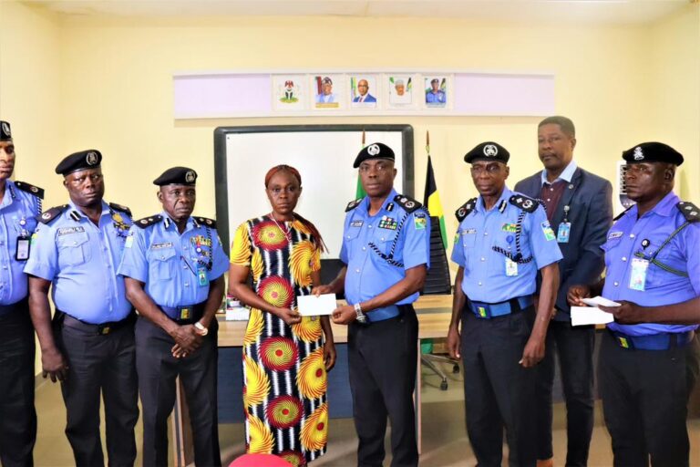 Police Week: Ogun CP Presents ₦30.5m Cheques to Families of Fallen Officers