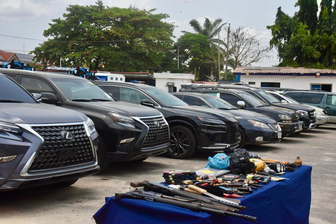 Lagos Police Record Major Crackdown on Crime, Arrest Dozens and Recover Arms, Vehicles