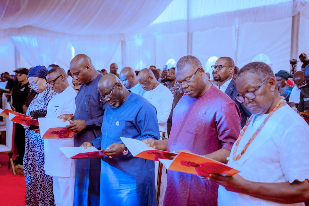 Oborevwori Attends Egwuenu, Ojy Okpe Father's Service Of Songs