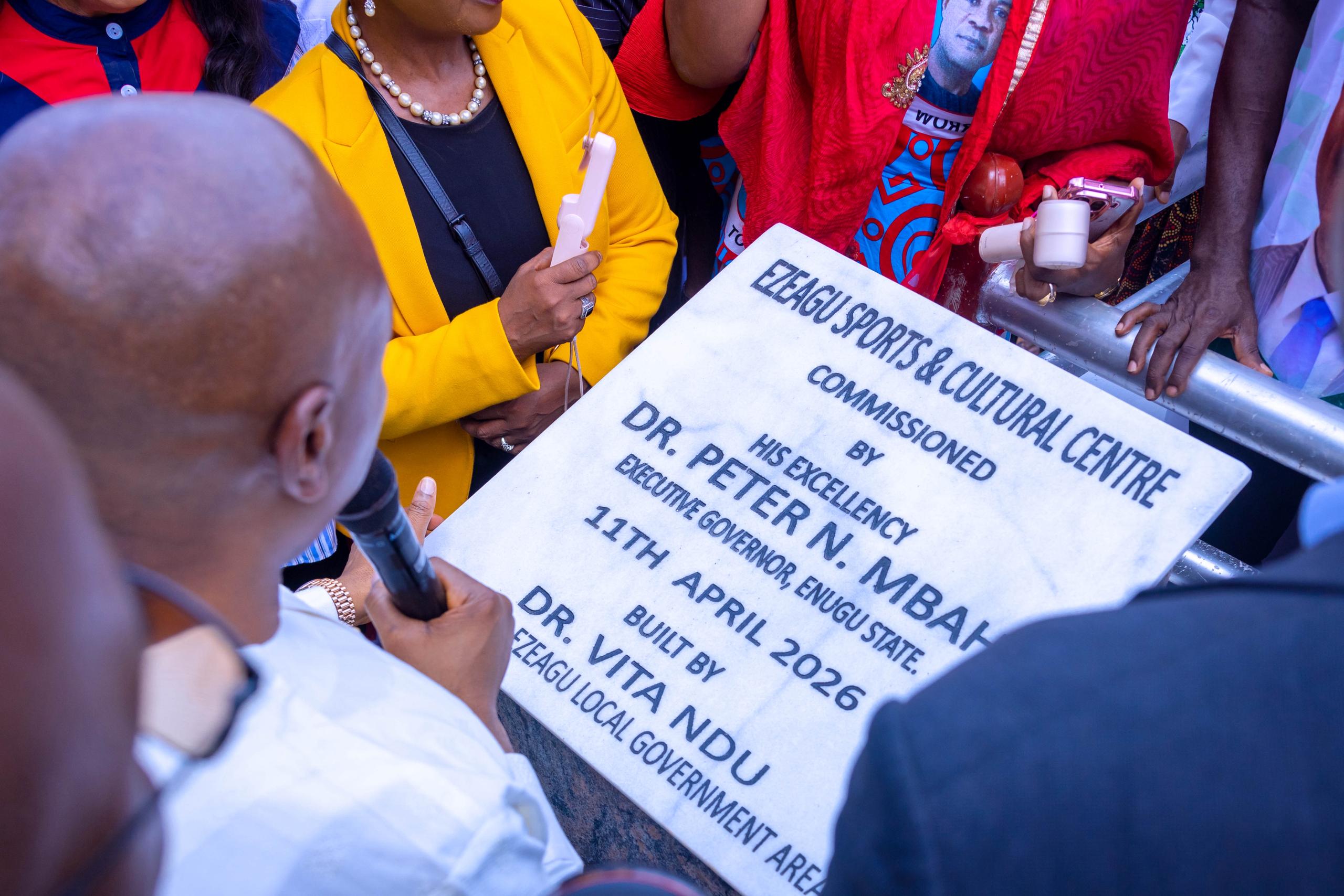 Gov. Mbah Commissions Ezeagu Sports, Cultural Centre, Urges Community Ownership