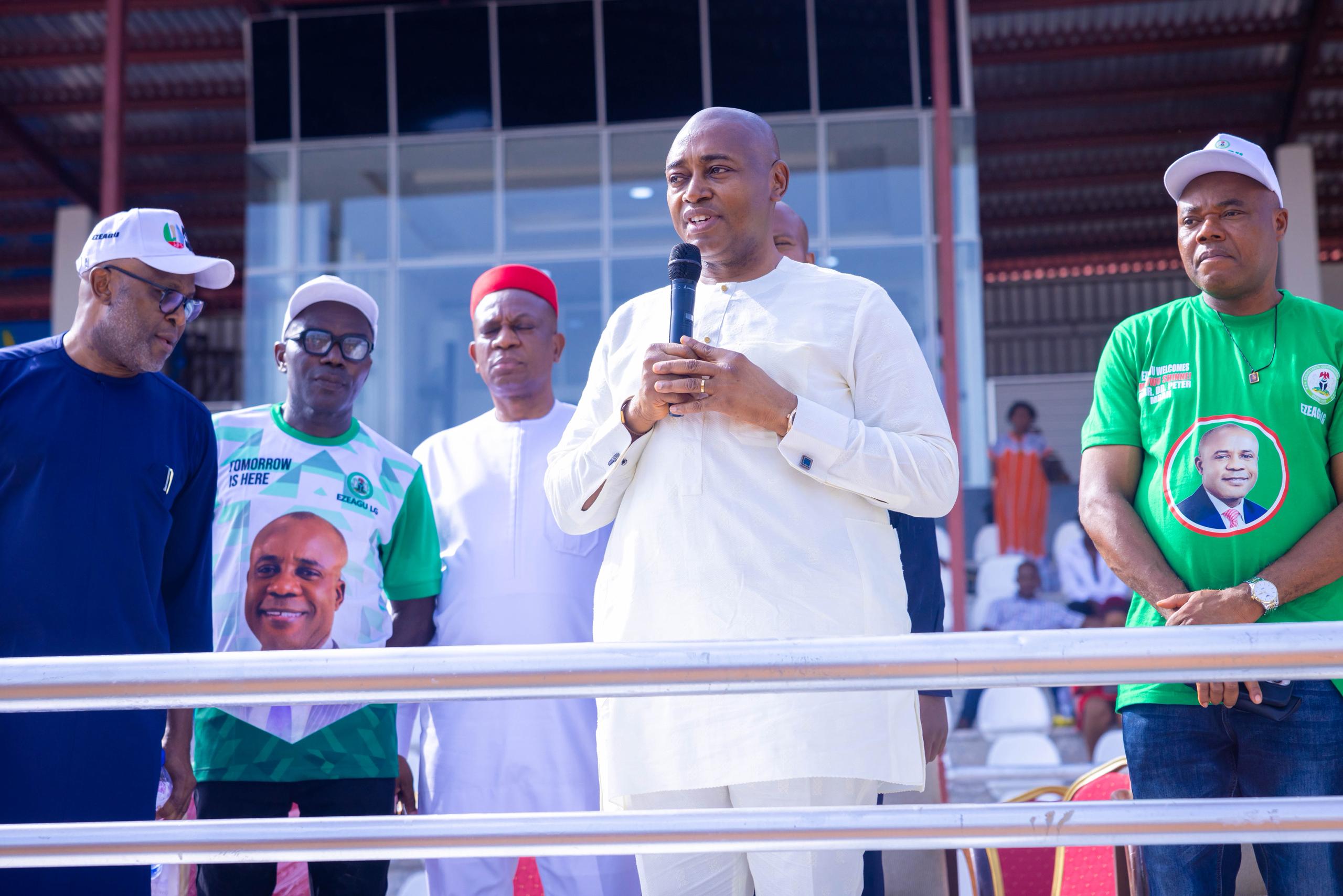 Gov. Mbah Commissions Ezeagu Sports, Cultural Centre, Urges Community Ownership