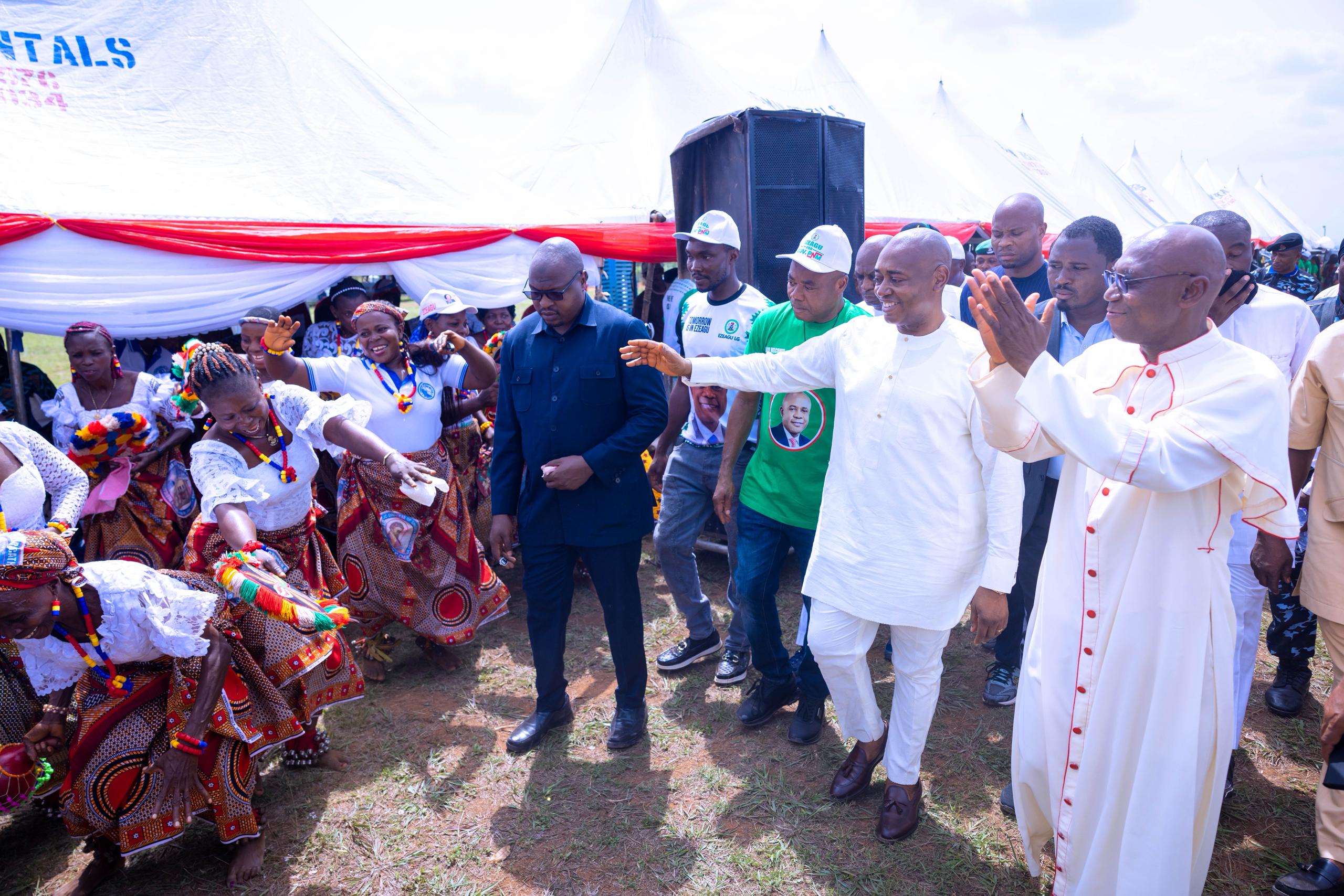 Gov. Mbah Commissions Ezeagu Sports, Cultural Centre, Urges Community Ownership