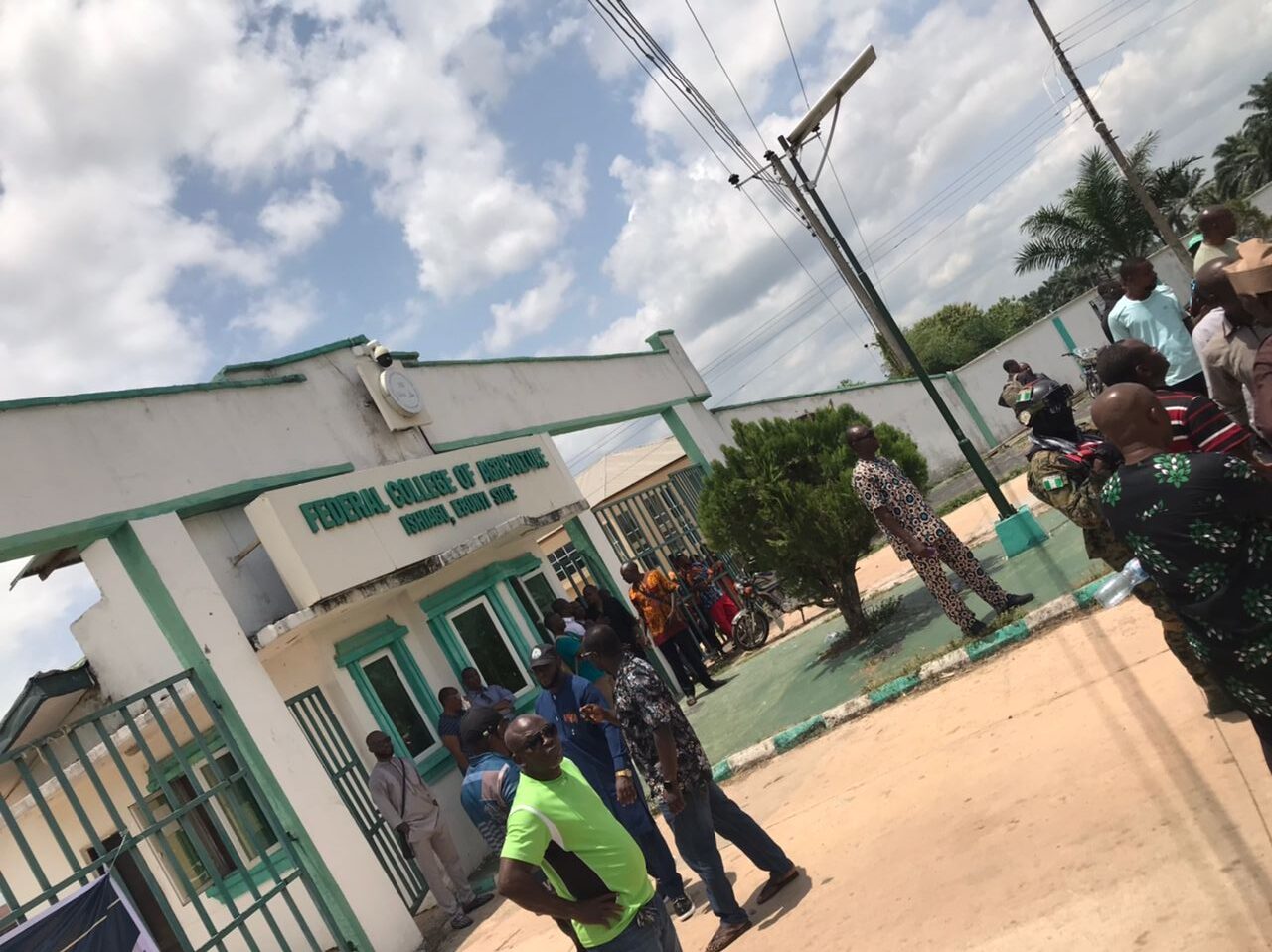 Tension Eases as Ekwe Assumes Office Amid Security Presence at Federal College of Agriculture, Ishiagu