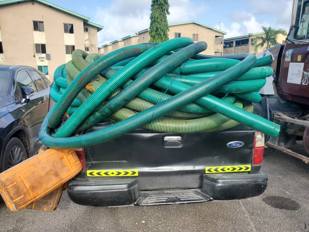 Troops Smash Illegal Bunkering Ring Near Dangote Refinery, Arrest 14 Suspects In Lagos