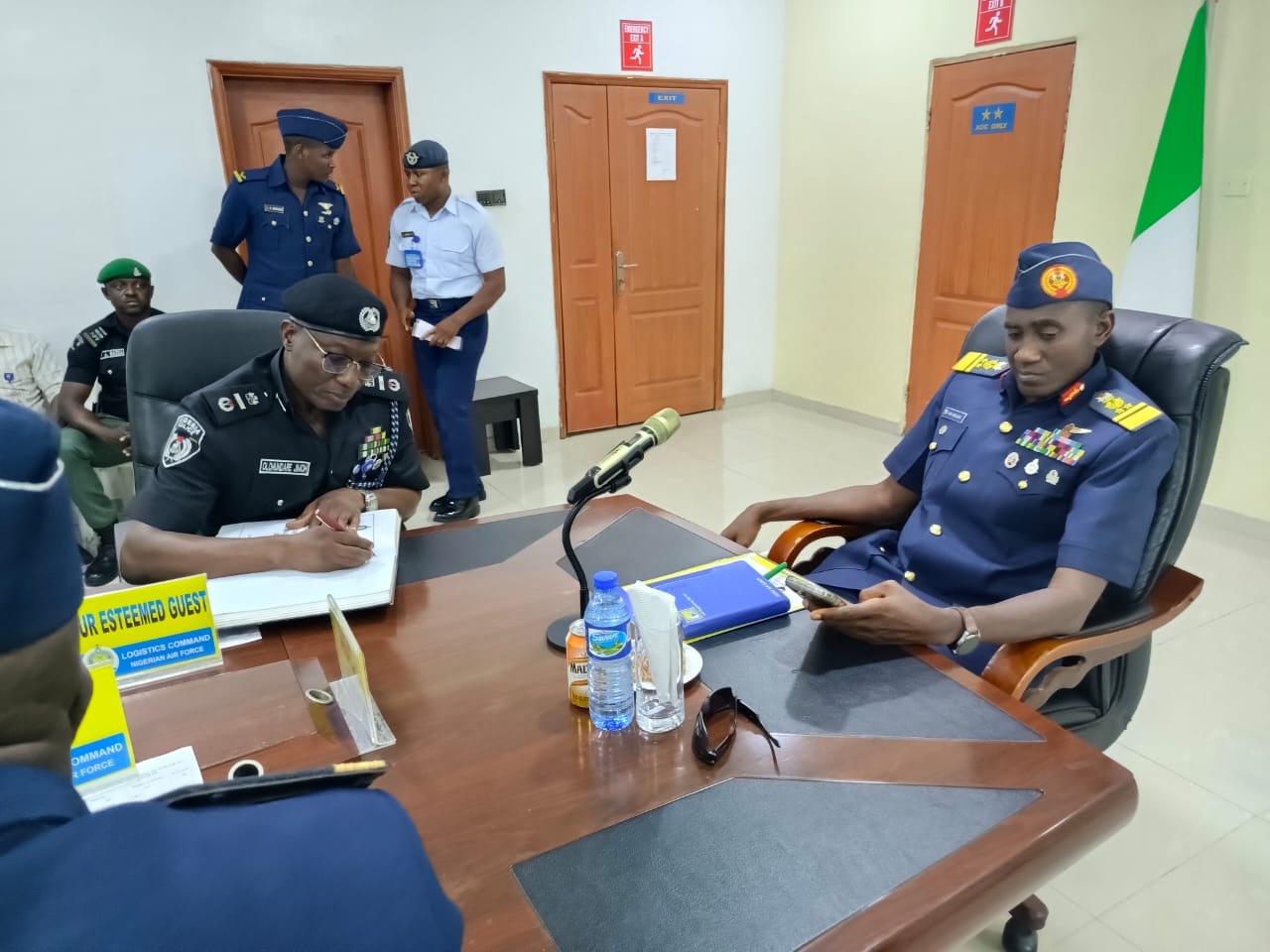 AIG Jimoh visits NAF Logistics Command, seeks stronger security collaboration