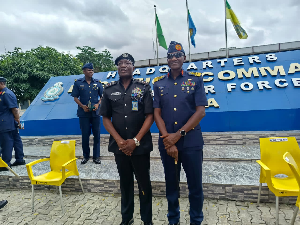 AIG Jimoh visits NAF Logistics Command, seeks stronger security collaboration