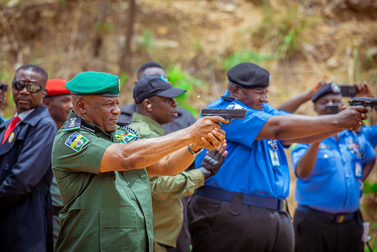 IGP Disu Reinforces Tactical Readiness, Officer Welfare at PMF Training Close in Ende Hills

‎

‎