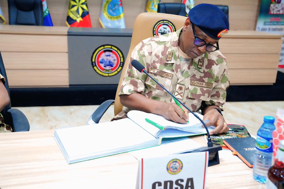 Defence Space Chief Assesses OPHK Operations, Boosts Intelligence Support in North-East Theatre

‎

‎