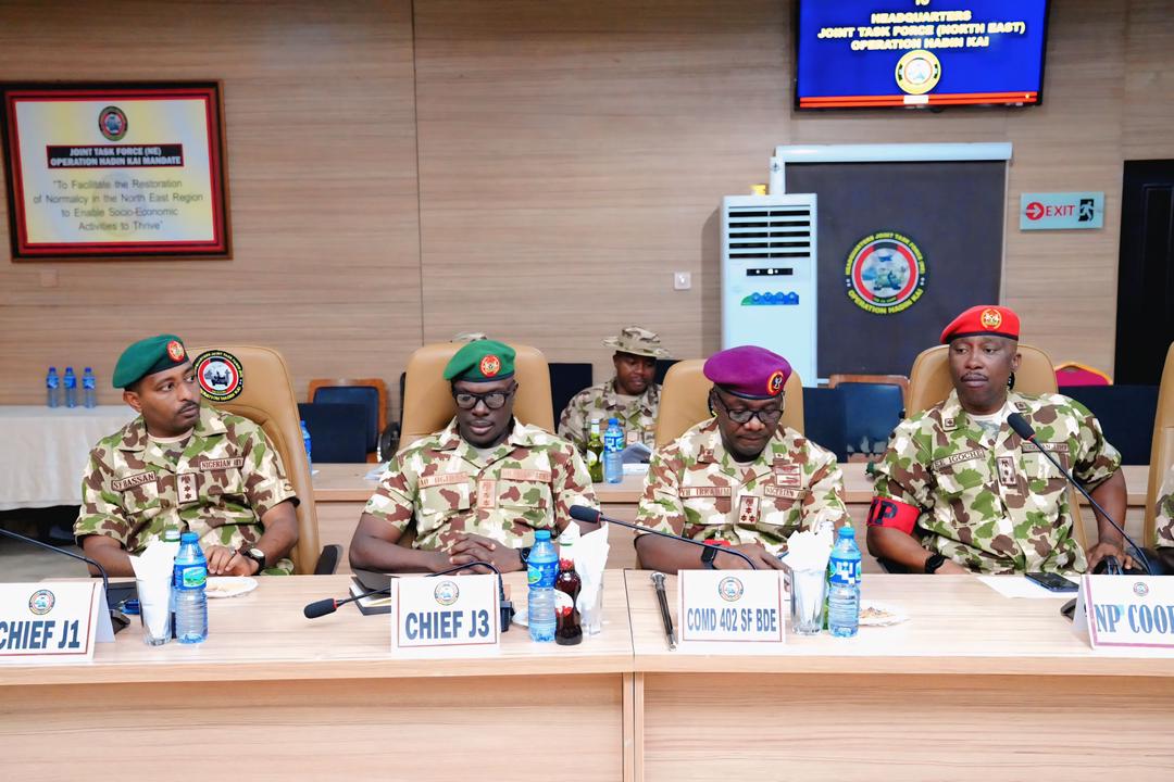 Defence Space Chief Assesses OPHK Operations, Boosts Intelligence Support in North-East Theatre

‎

‎