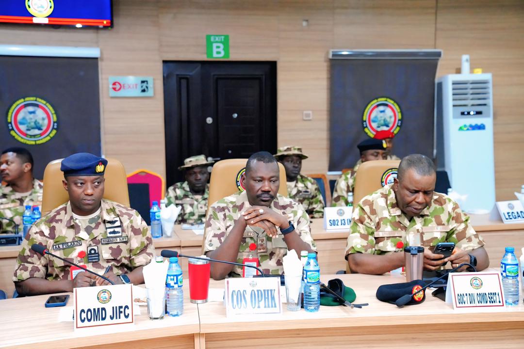 Defence Space Chief Assesses OPHK Operations, Boosts Intelligence Support in North-East Theatre

‎

‎
