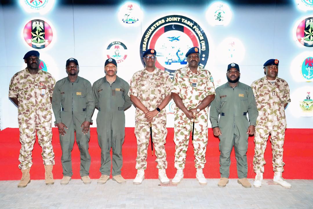 Defence Space Chief Assesses OPHK Operations, Boosts Intelligence Support in North-East Theatre

‎

‎