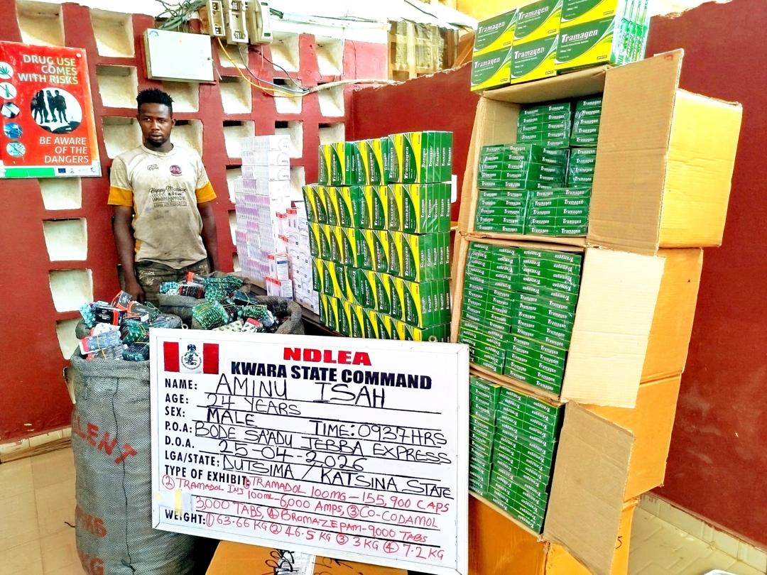 NDLEA Busts ‘Terror Drug’ Pipeline, Seizes 10,000 Captagon Pills In Kwara As Suspect Excretes Cocaine