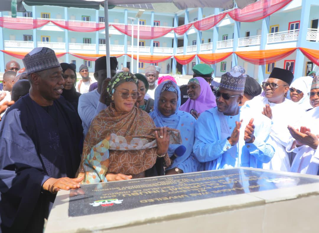 Borno: Remi Tinubu commissions Zulum’s nursing quarters, 2 mega schools