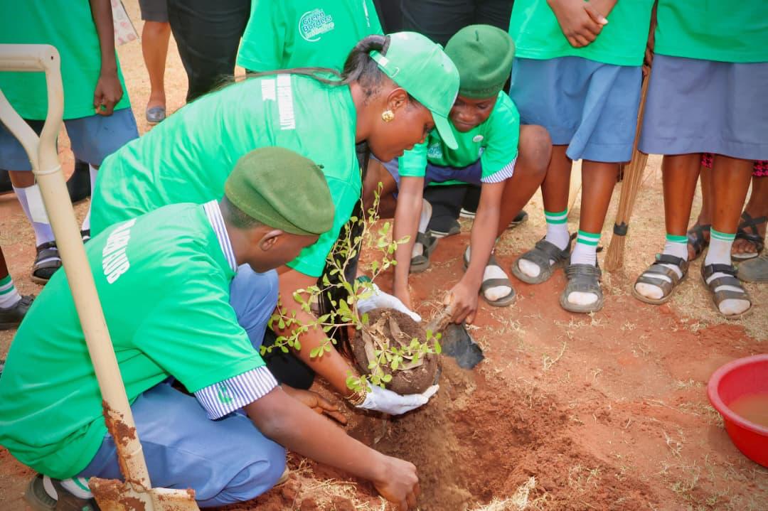 Customs Officers' Wives Launches Nationwide Tree Planting Campaign, Targets 1,000 Trees in 1 Hour