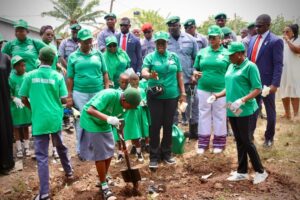 Customs Officers' Wives Launches Nationwide Tree Planting Campaign, Targets 1,000 Trees in 1 Hour