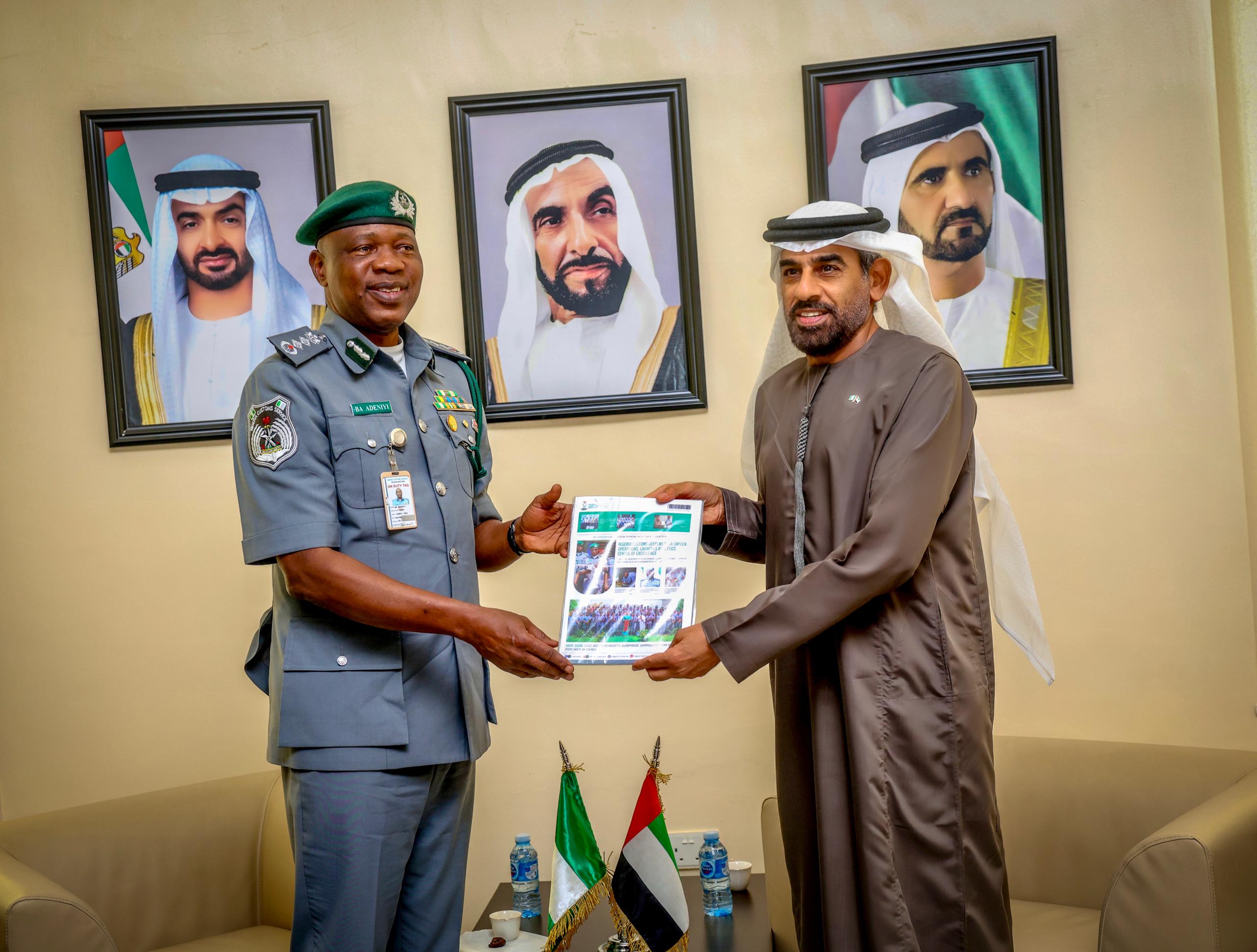 CGC Adeniyi Engages UAE Embassy to Deepen Trade Ties, Customs Cooperation