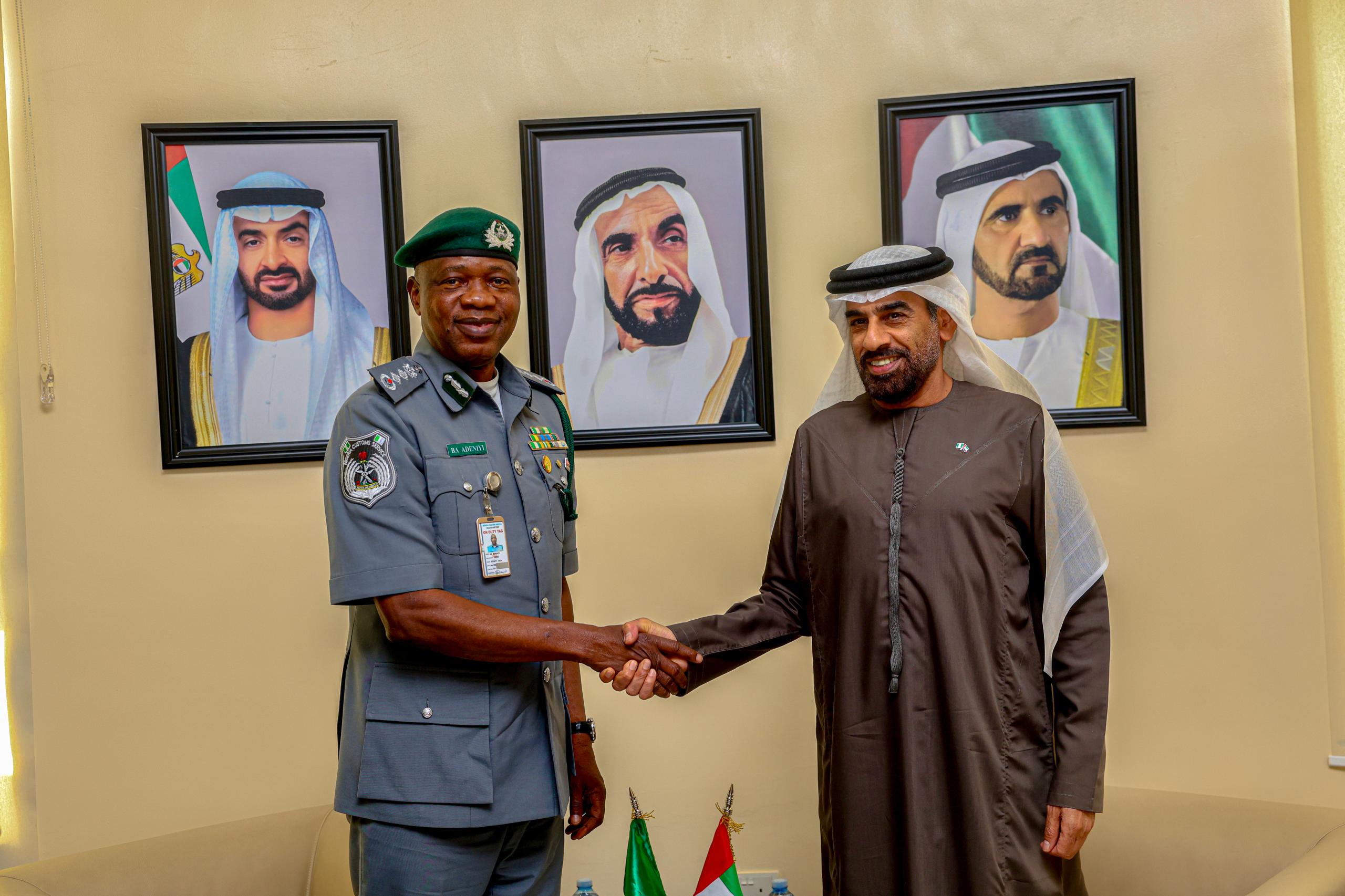 CGC Adeniyi Engages UAE Embassy to Deepen Trade Ties, Customs Cooperation