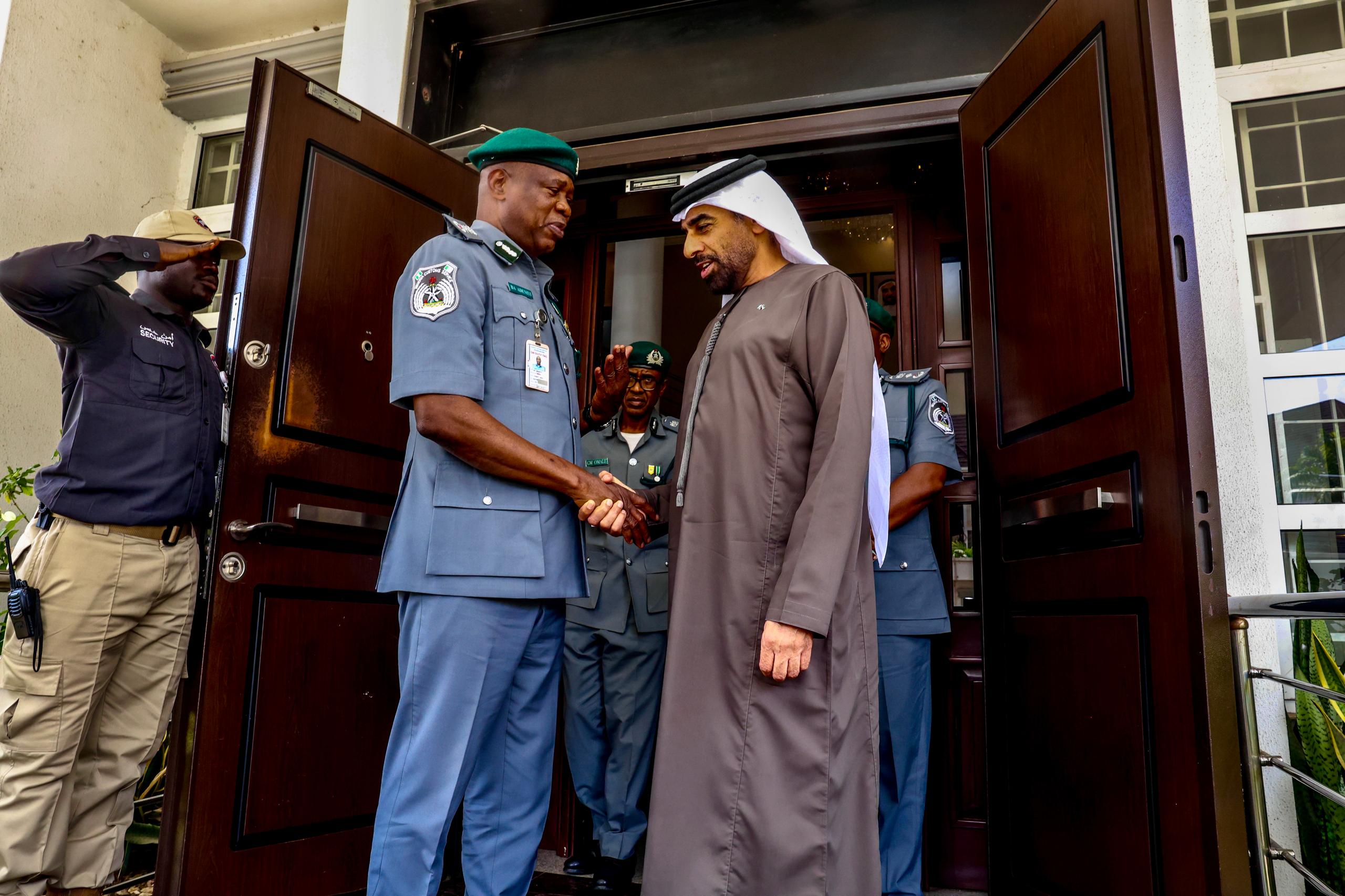 CGC Adeniyi Engages UAE Embassy to Deepen Trade Ties, Customs Cooperation