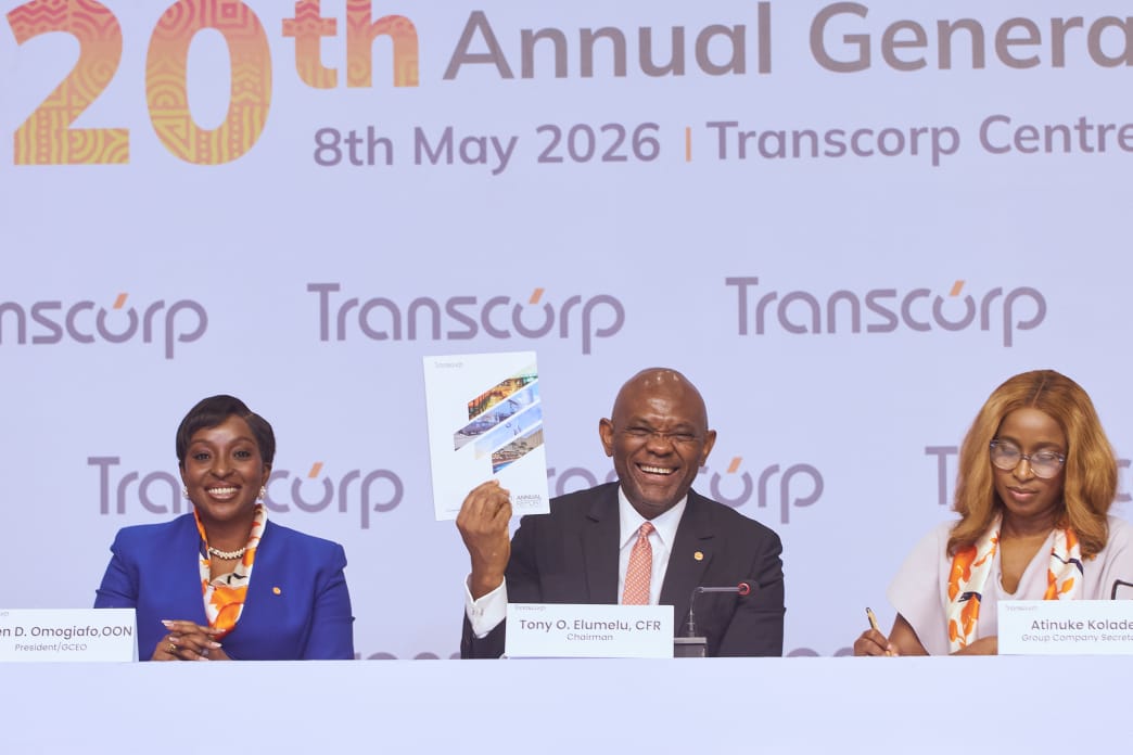 TRANSCORP EXCITES SHAREHOLDERS WITH ₦20.3 BILLION DIVIDEND AT 20TH AGM

 