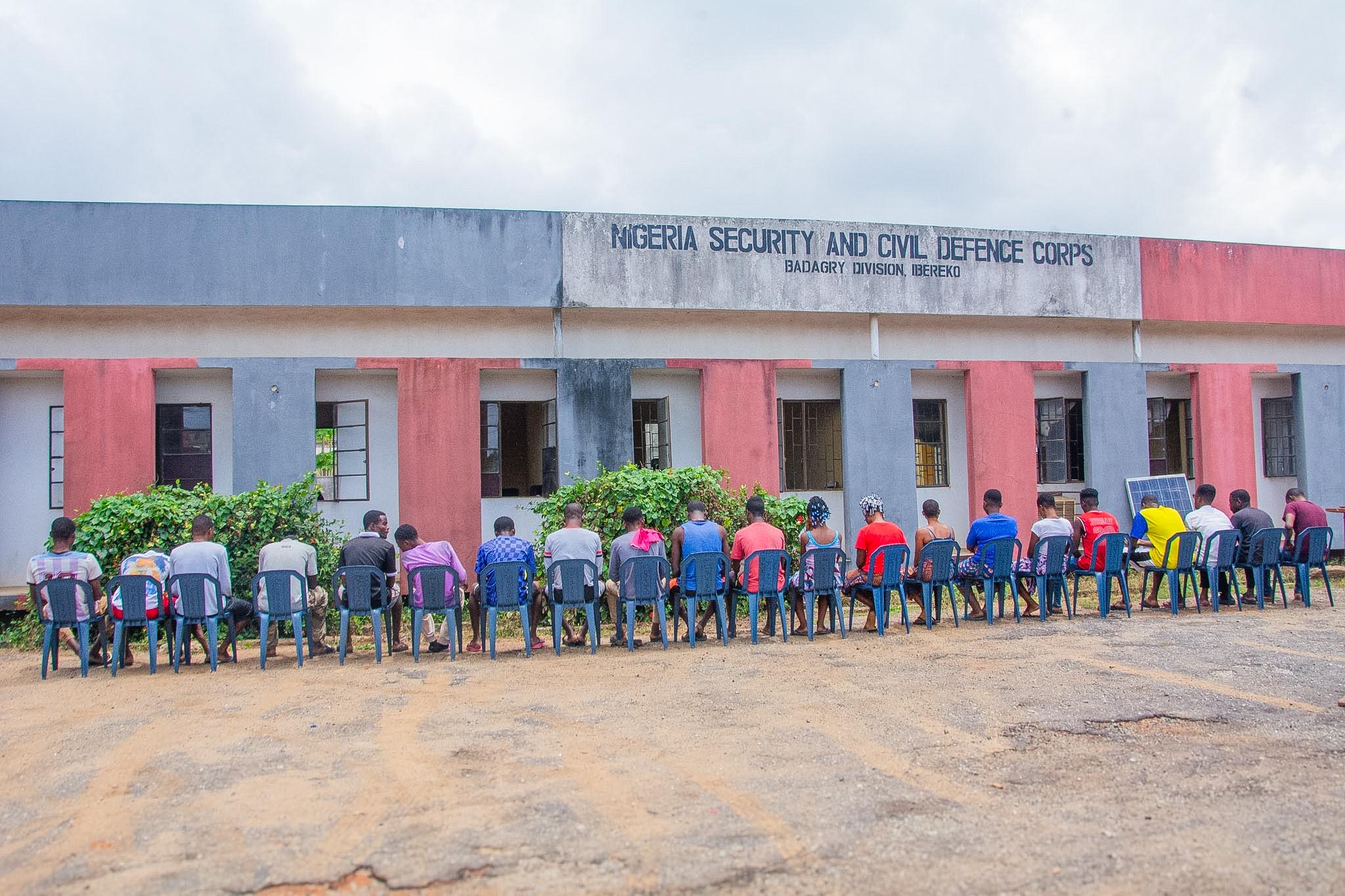 NSCDC arrests four foreign suspects over alleged human trafficking, internet fraud in Lagos
